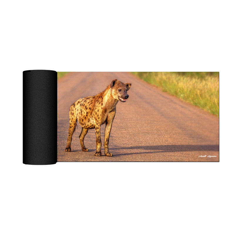 Hyena Mom Desk Pad by Annette Heymans