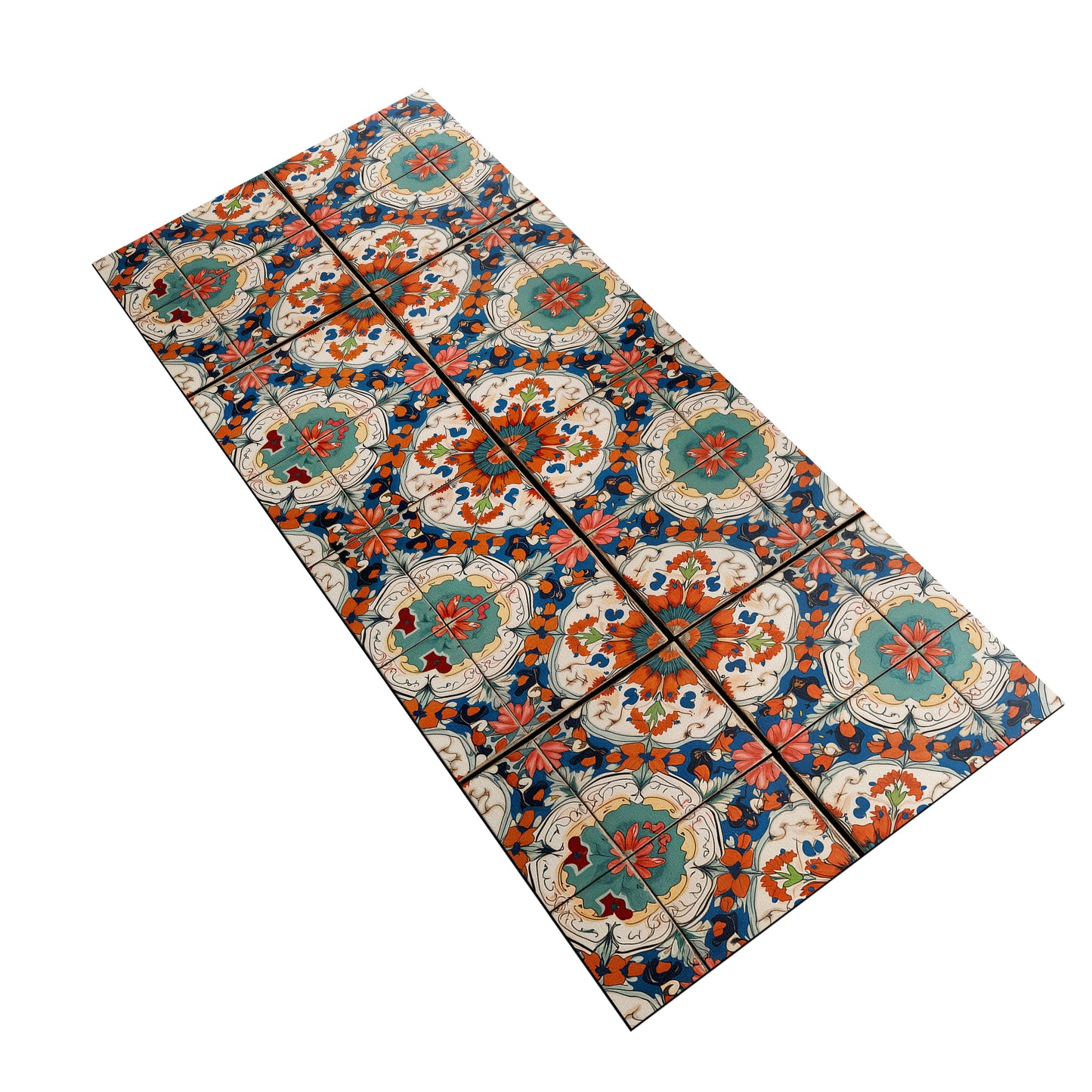 Hypnotic Flower Tiles Desk Pad