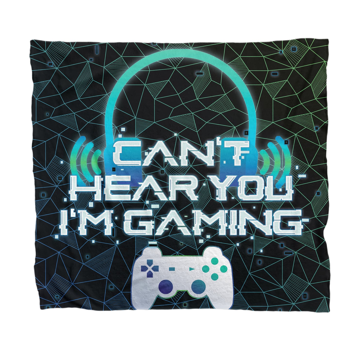 I'm Gaming White Light Weight Fleece Blanket