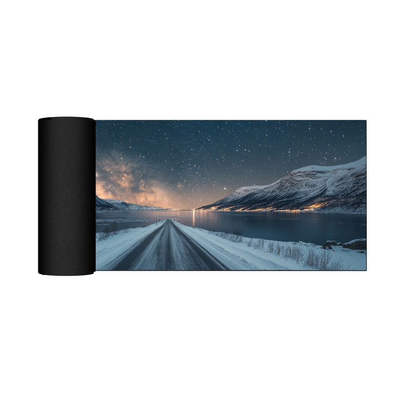 Ice Road Large Desk Pad