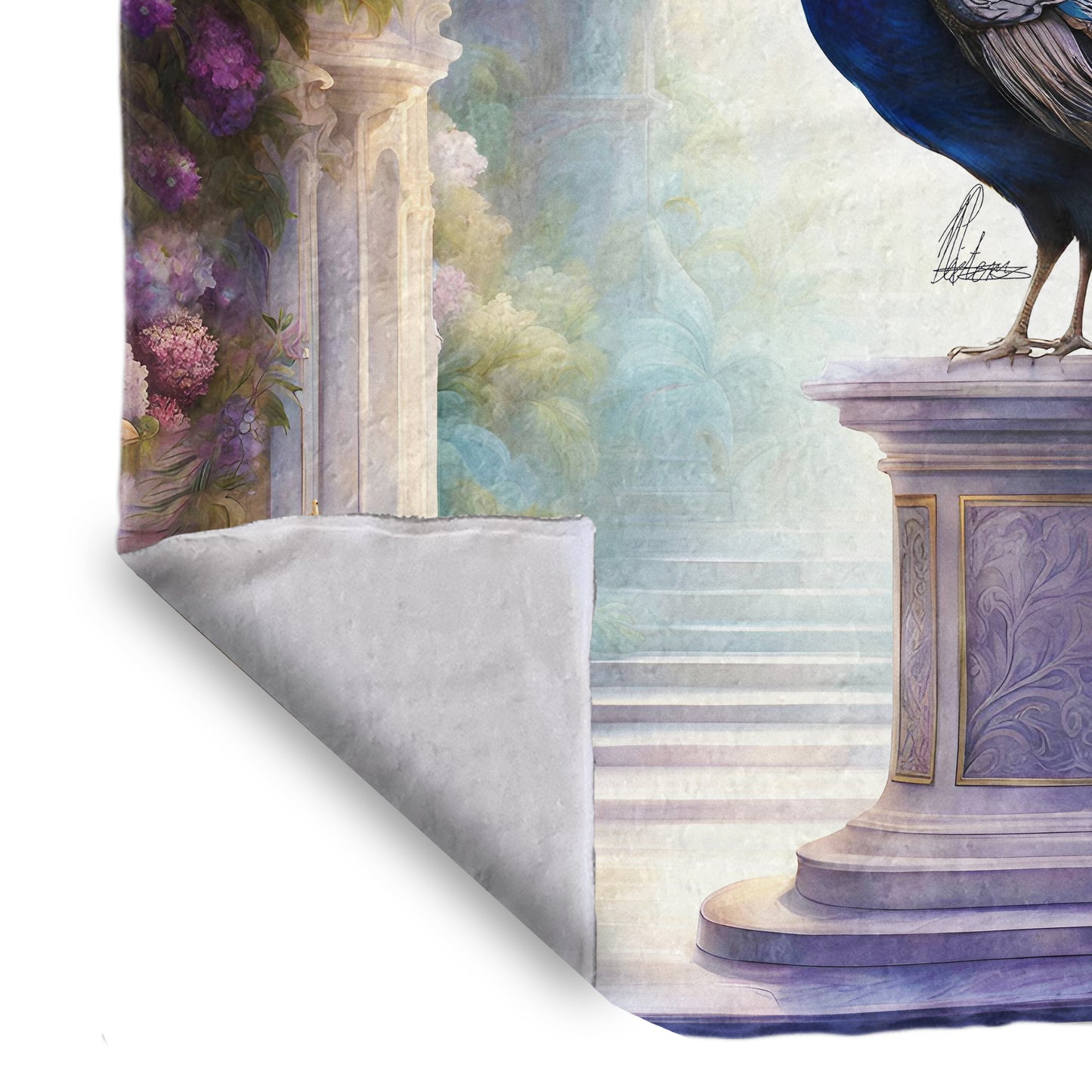 Royal Plumage Light Weight Fleece Blanket by Nathan Pieterse