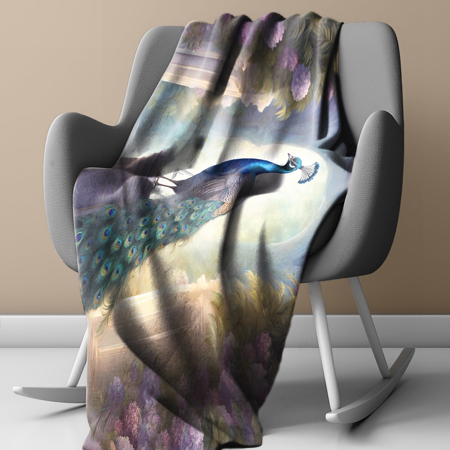 Royal Plumage Light Weight Fleece Blanket by Nathan Pieterse