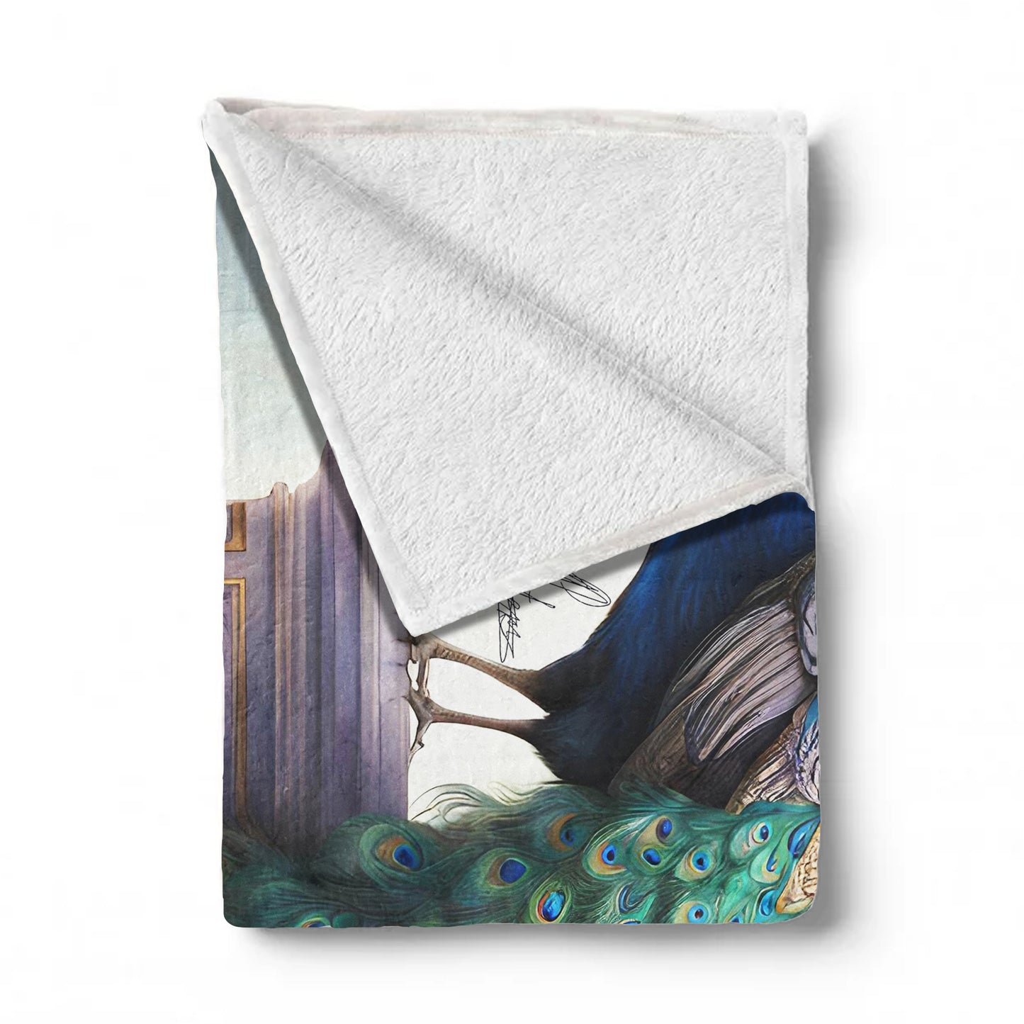 Royal Plumage Light Weight Fleece Blanket by Nathan Pieterse