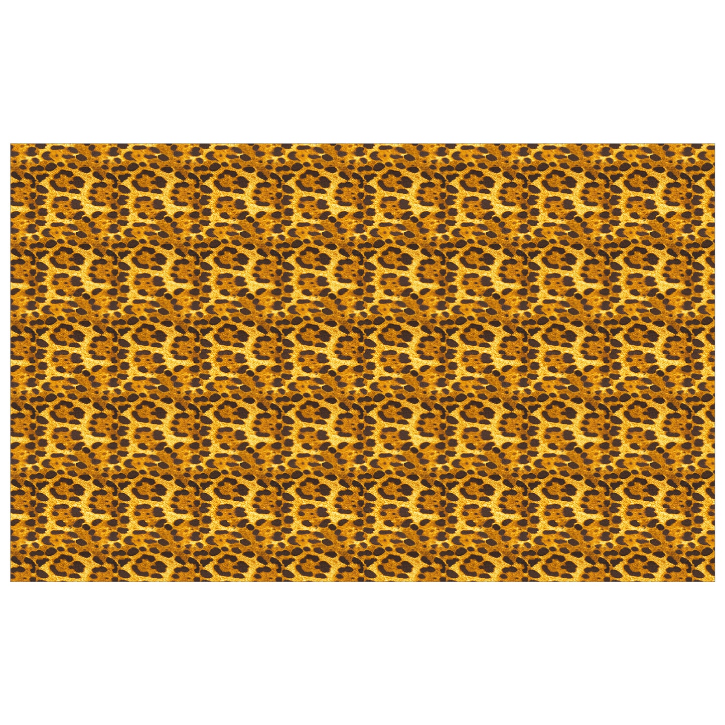 Imitation Leopard Fur Rectangle Tablecloth