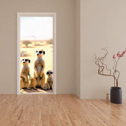 In Time for Tea Door Decoupage