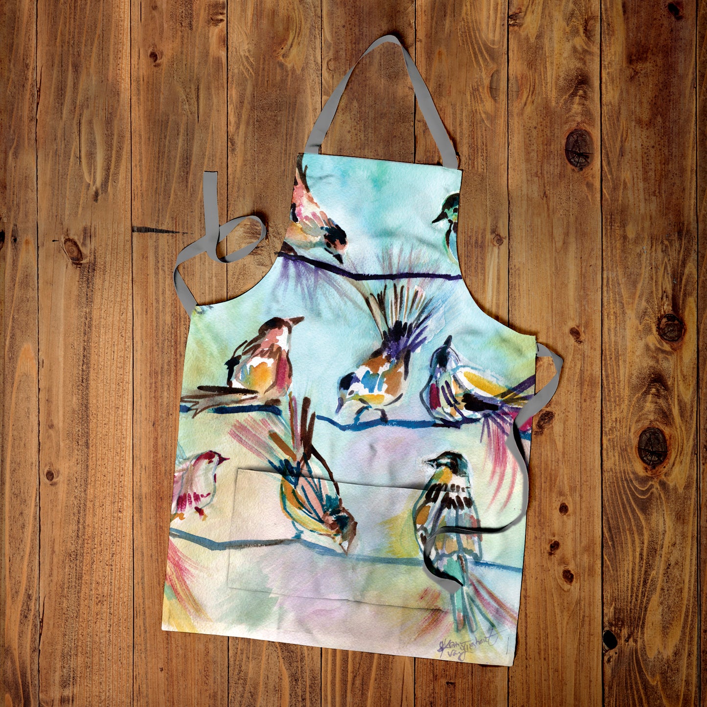 In Community Medium Length Apron by Kristin Van Lieshout