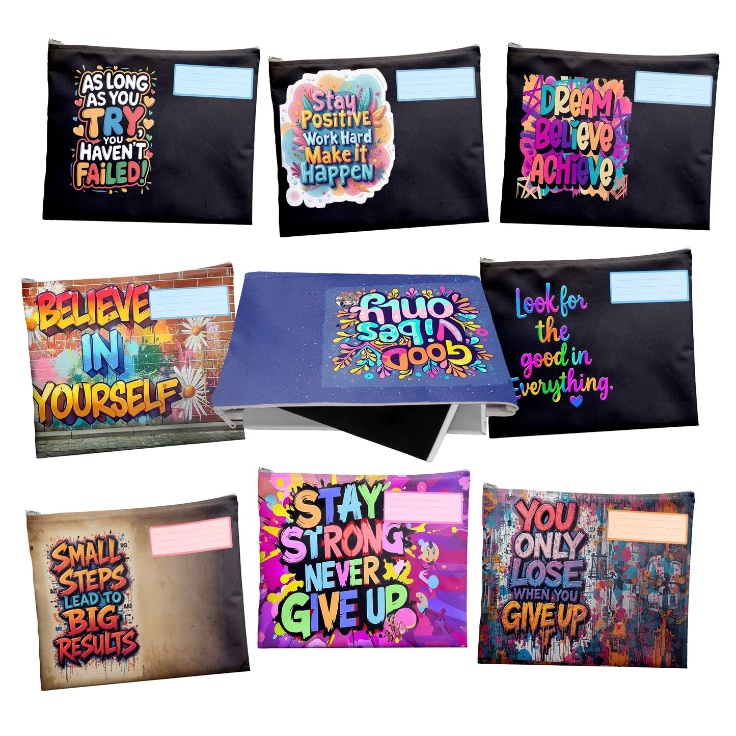 Inspirations Subject Savvy Book Bags Set of 9