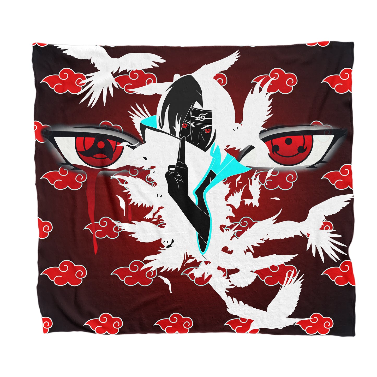 Itachi of the Akatsuki Light Weight Fleece Blanket
