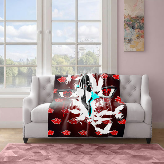 Itachi of the Akatsuki Light Weight Fleece Blanket