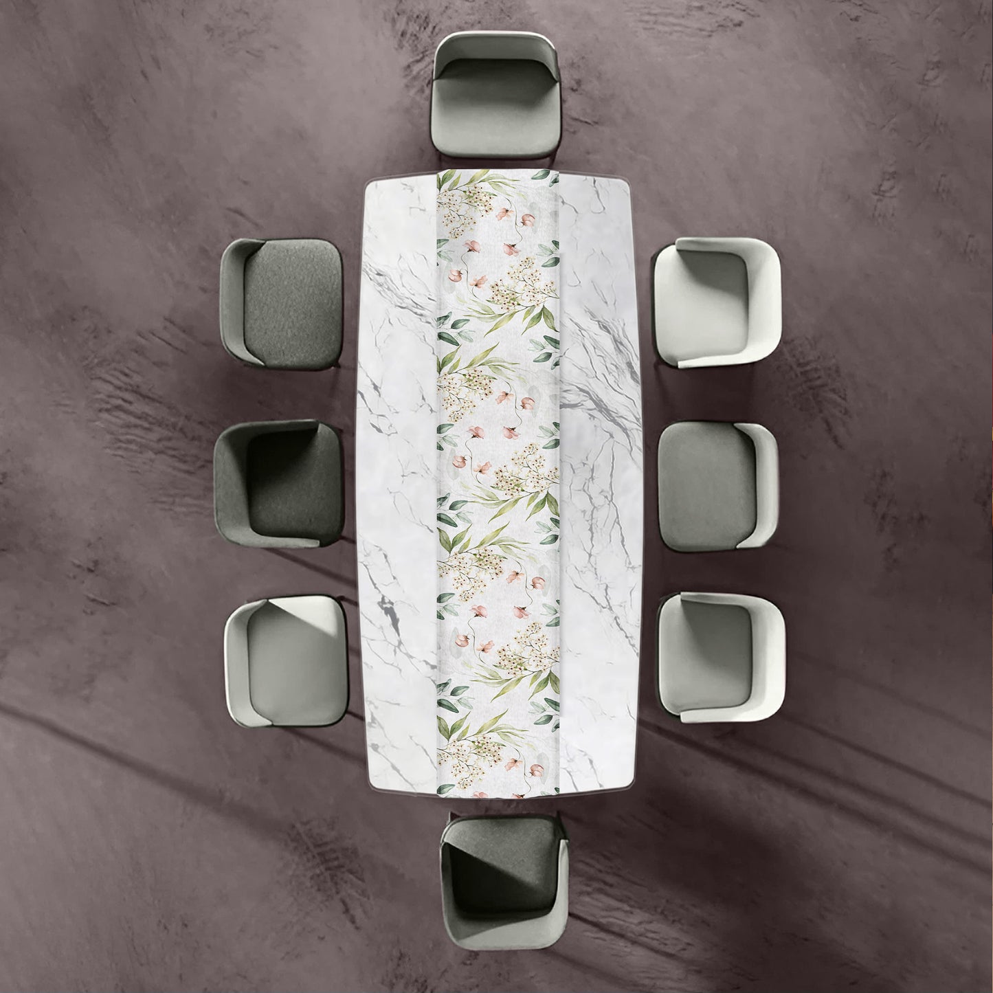 Ivory Garden Table Runner by Mark van Vuuren