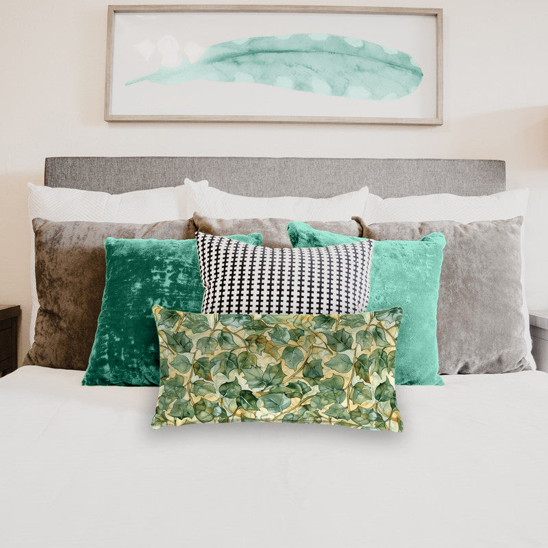 Ivy Leaves Oblong Luxury Scatter