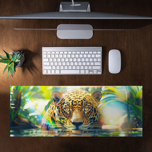 Jaguar Stalking Large Desk Pad