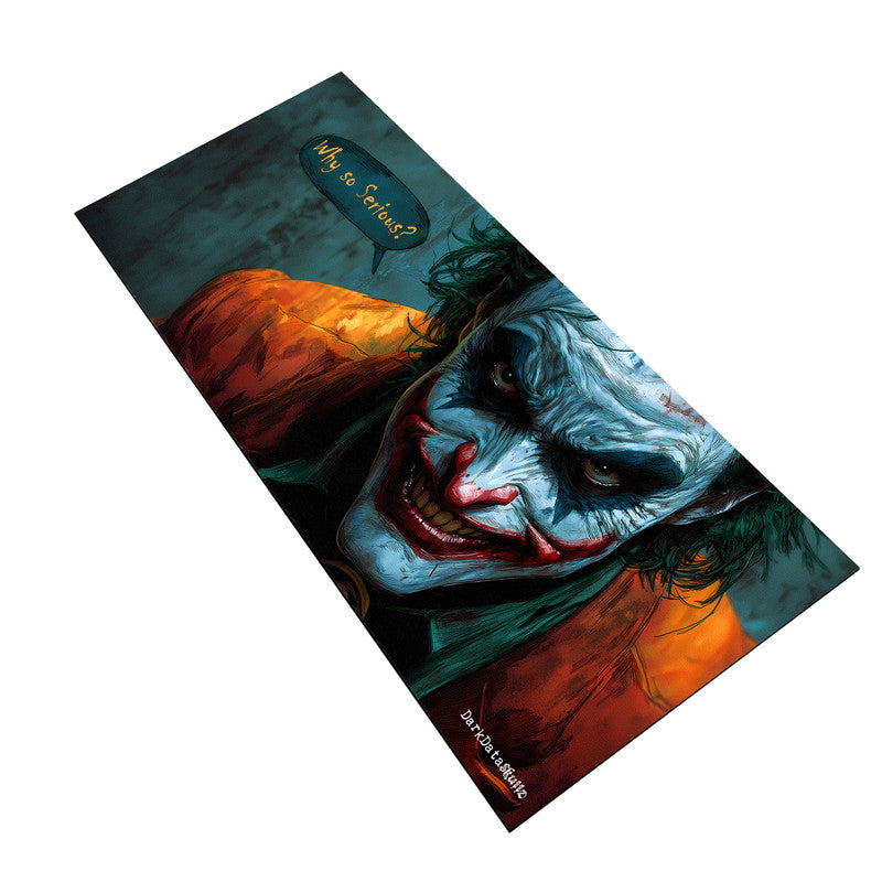 Joker Why So Serious Large Desk Pad by Wikus Schalkwyk