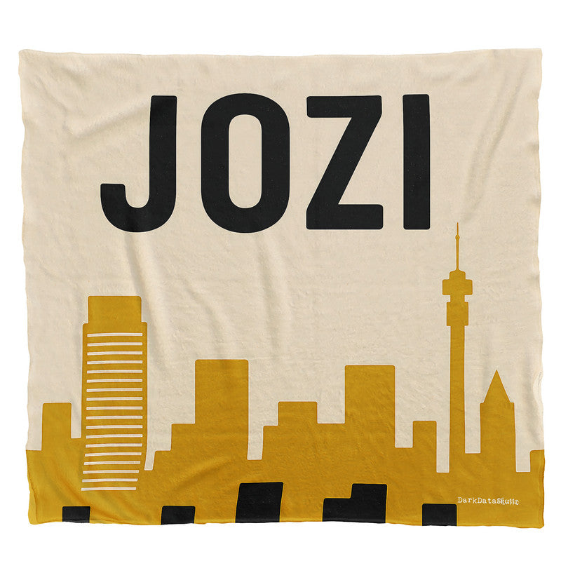 Jozi Light Weight Fleece Blanket by Wikus Schalkwyk