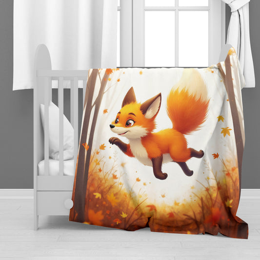 Jumpy Fox Minky Blanket
