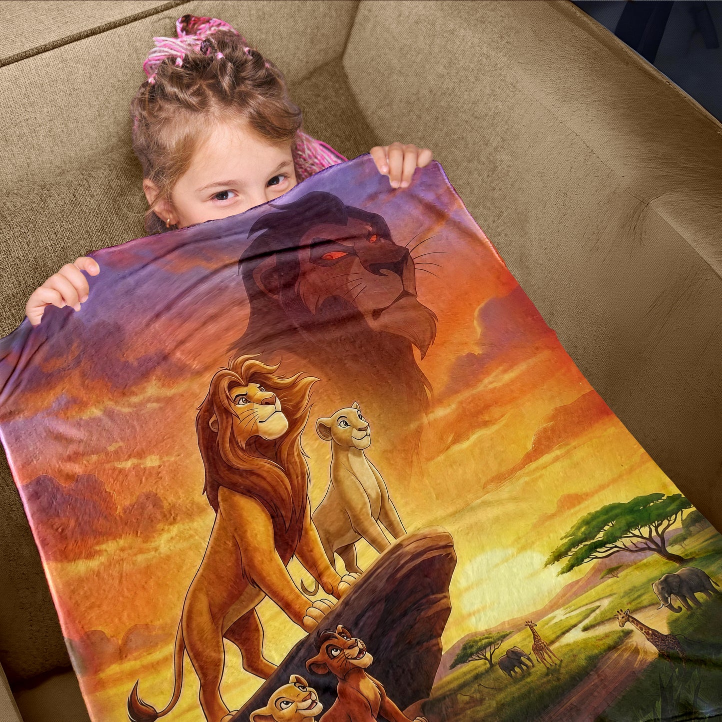 Jungle King Toddler Fleece Blanket