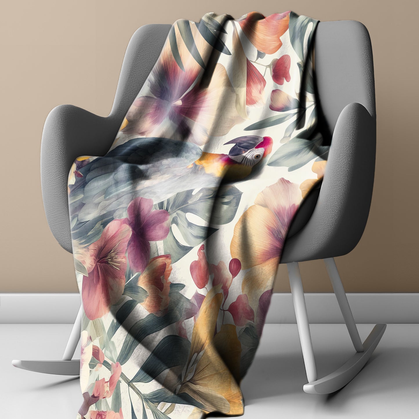 Jungle Mirage Light Weight Fleece Blanket by Wikus Schalkwyk