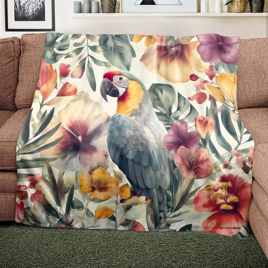 Jungle Mirage Light Weight Fleece Blanket by Wikus Schalkwyk