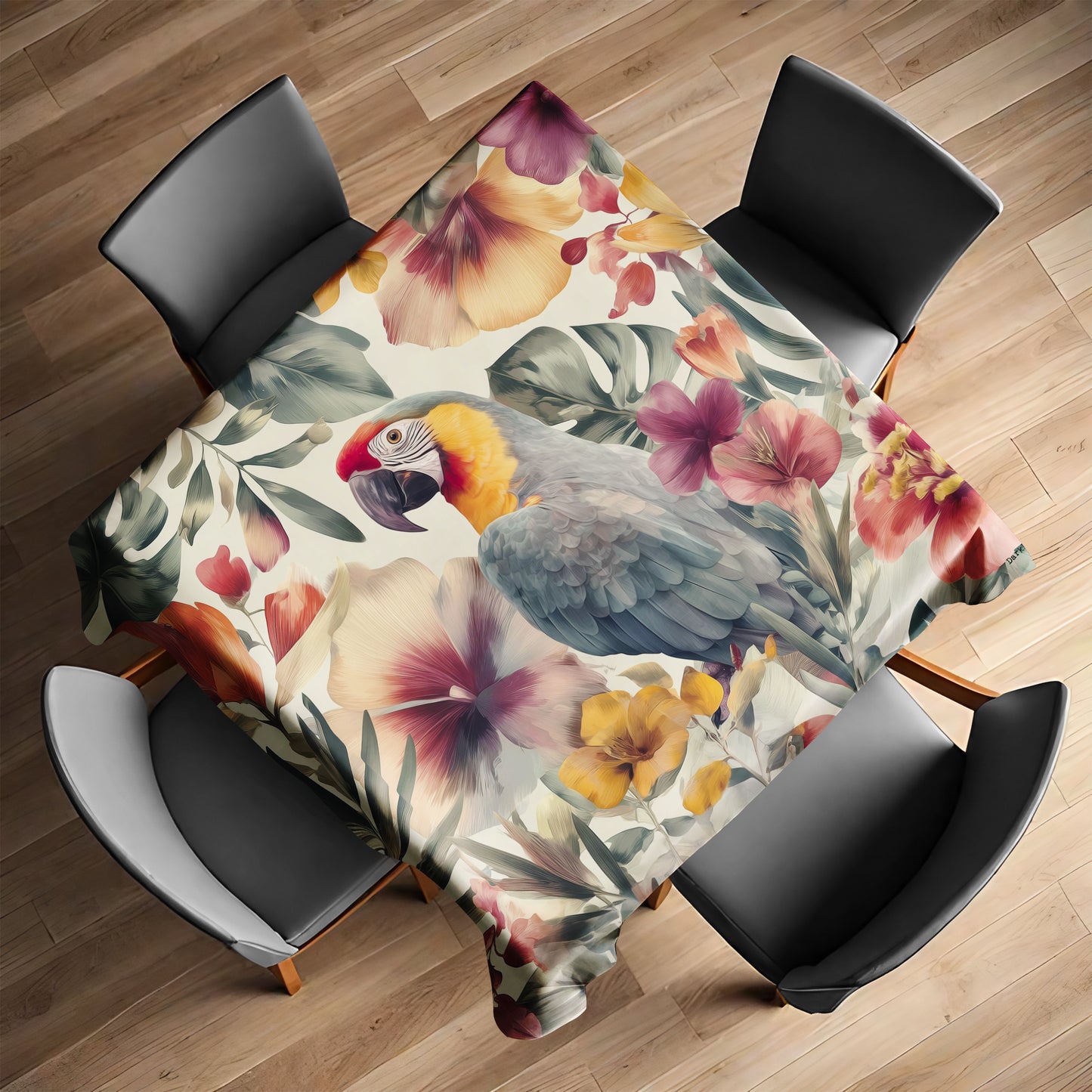 Jungle Mirage Square Tablecloth by Wikus Schalkwyk