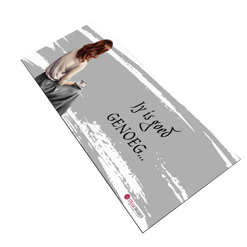Jy Is Goed Genoeg Desk Pad by Stella Bruwer