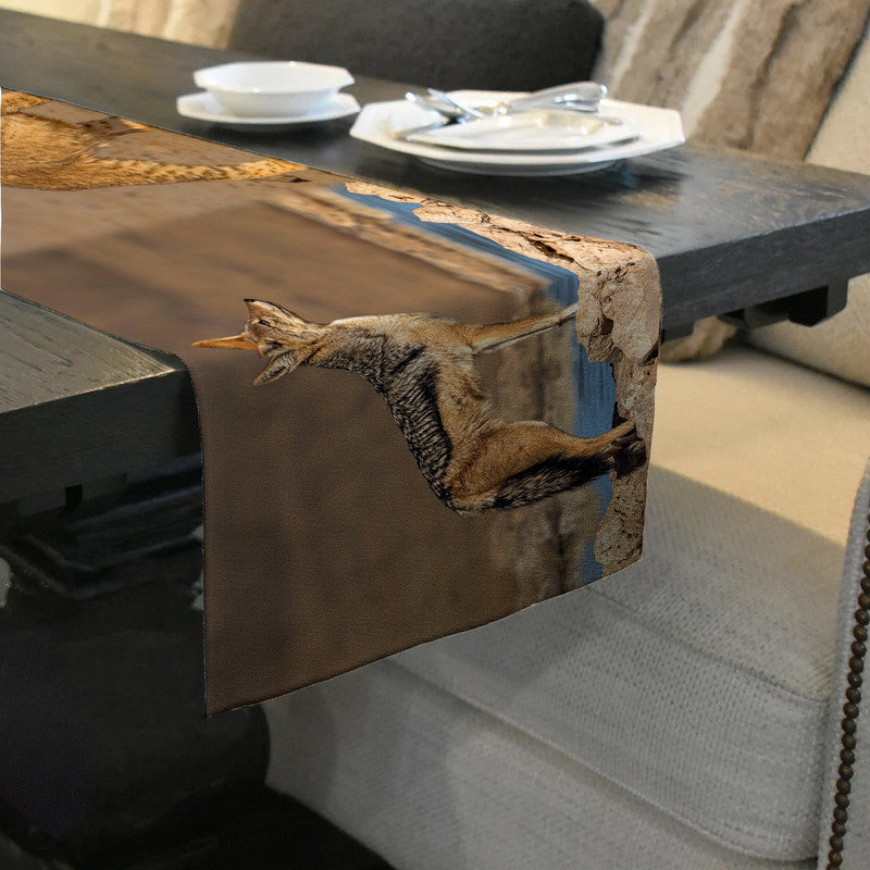 Kalahari Animals Table Runner by Fanie Heymans
