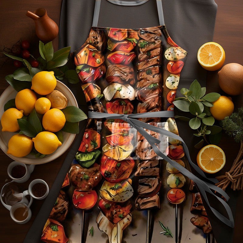 Kebabs Medium Length Apron
