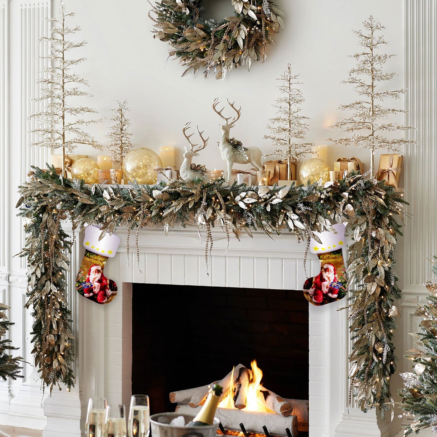 Kersvader Verrassings Christmas Gift Stockings