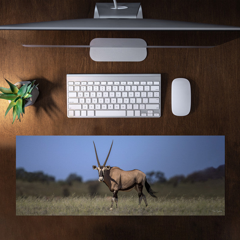 Kgalagadi Gemsbok Large Desk Pad by Fanie Heymans