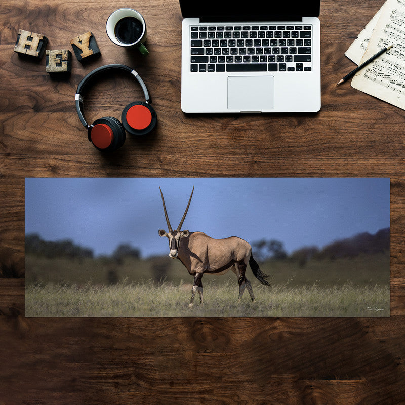 Kgalagadi Gemsbok Large Desk Pad by Fanie Heymans