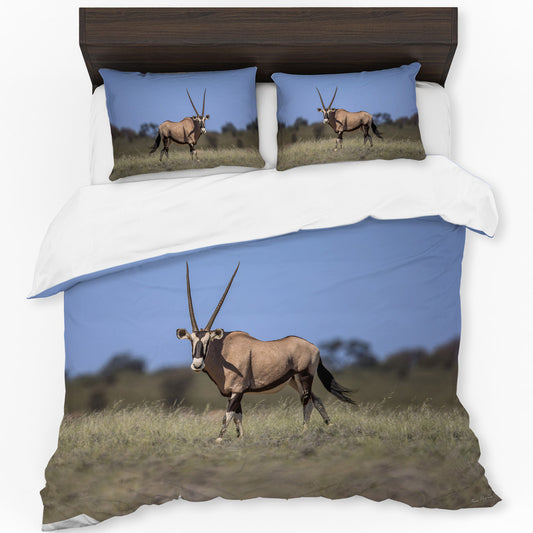 Kgalagadi Gemsbok Duvet Cover Set by Fanie Heymans