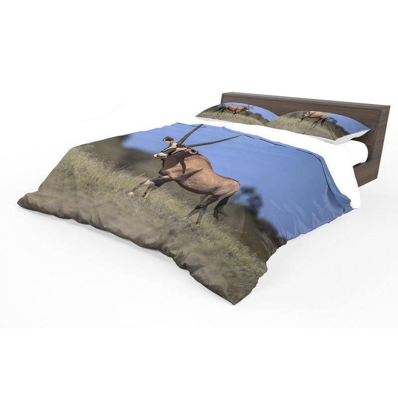 Kgalagadi Gemsbok Duvet Cover Set by Fanie Heymans