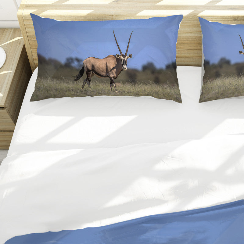 Kgalagadi Gemsbok Duvet Cover Set by Fanie Heymans