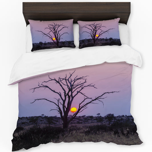 Kgalagadi Sunrise Duvet Cover Set by Annette Heymans