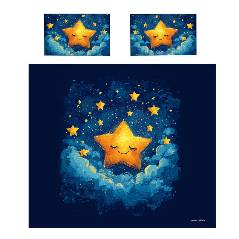 Kids Starry Night Duvet Cover Set by Wikus Schalkwyk