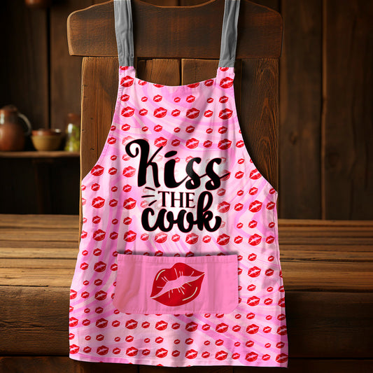 Kiss the Cook Medium Length Apron