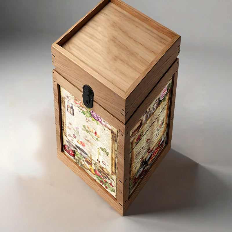 Kitchen Cake and Fruits Decoupage A3