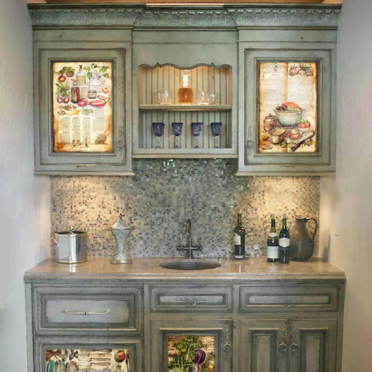 Kitchen Decoupage A3