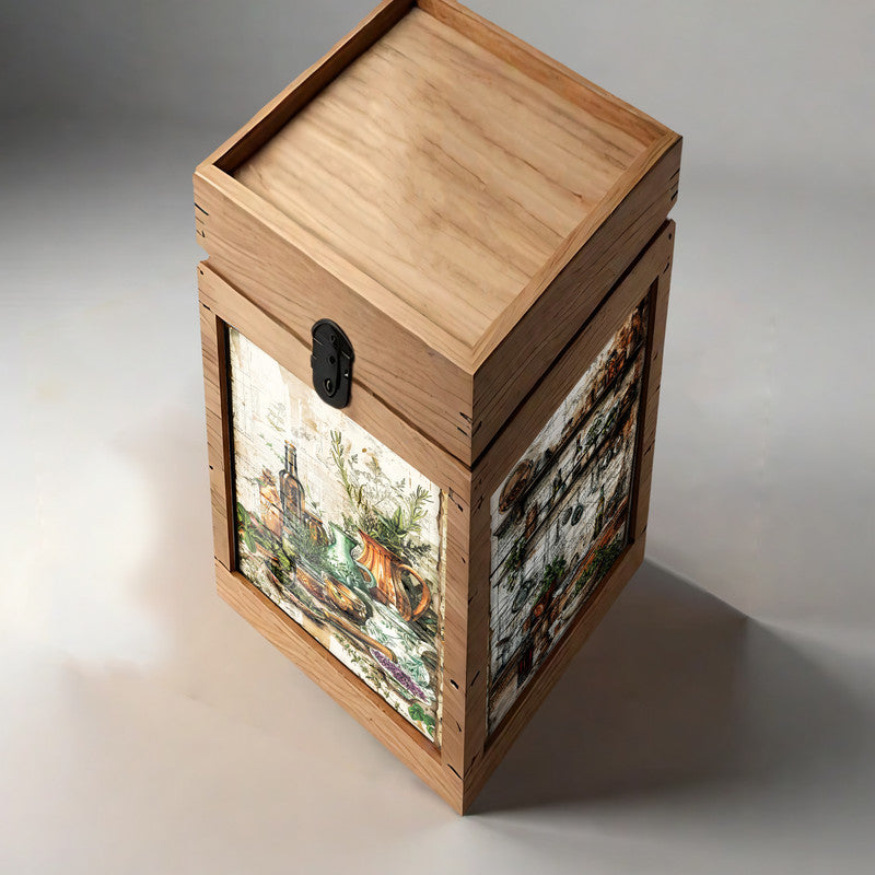 Kitchen Spices Decoupage A3