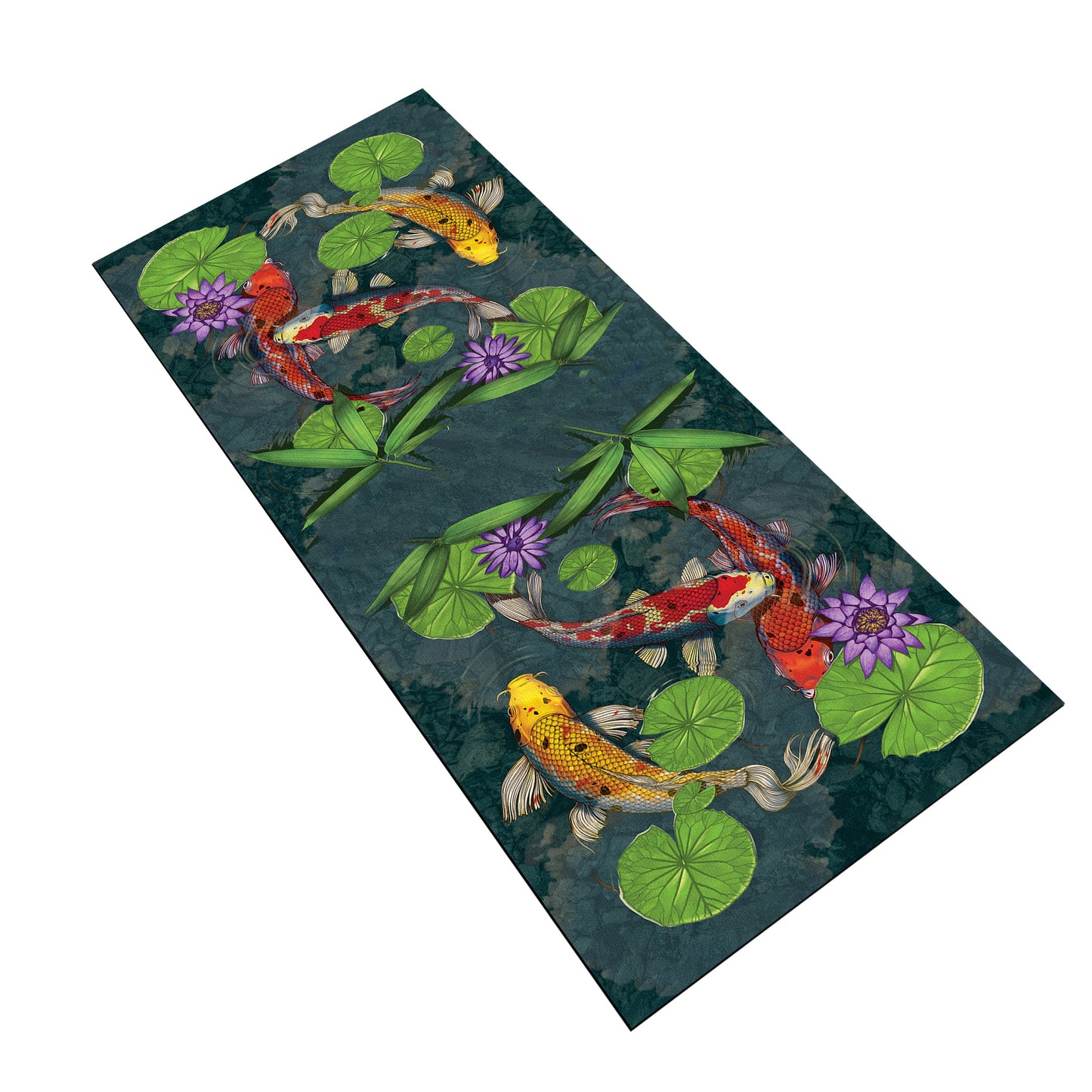Koi Fish By Vincent Hie Large Desk Pad