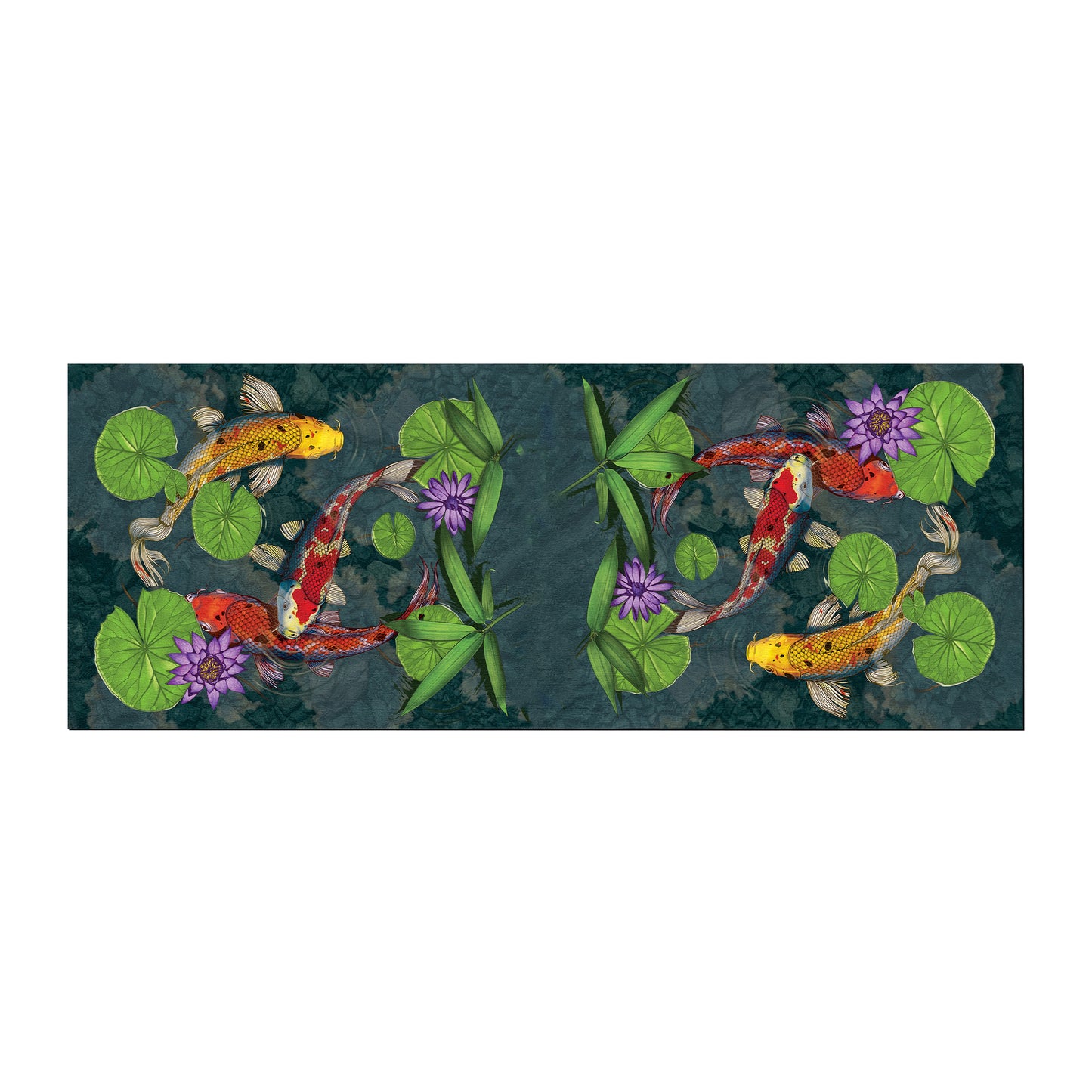 Koi Fish By Vincent Hie Large Desk Pad