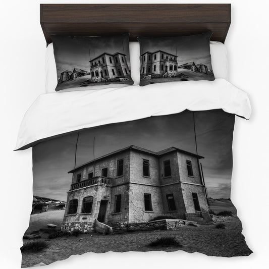 Kolmanskop Black White By Fanie Heymans Duvet Cover Set