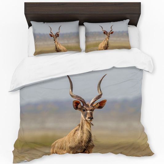 Kudu Bull Duvet Cover Set by Fanie Heymans