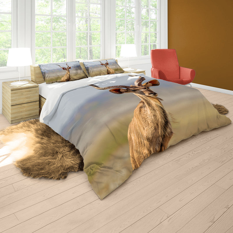 Kudu Bull Duvet Cover Set by Fanie Heymans