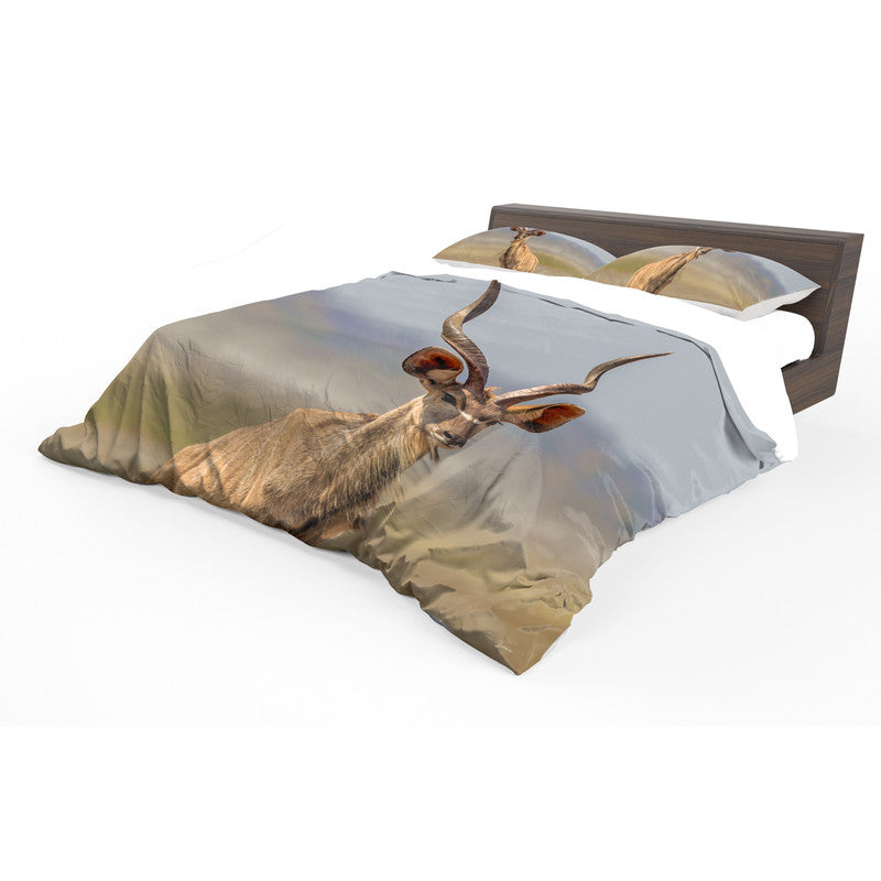 Kudu Bull Duvet Cover Set by Fanie Heymans