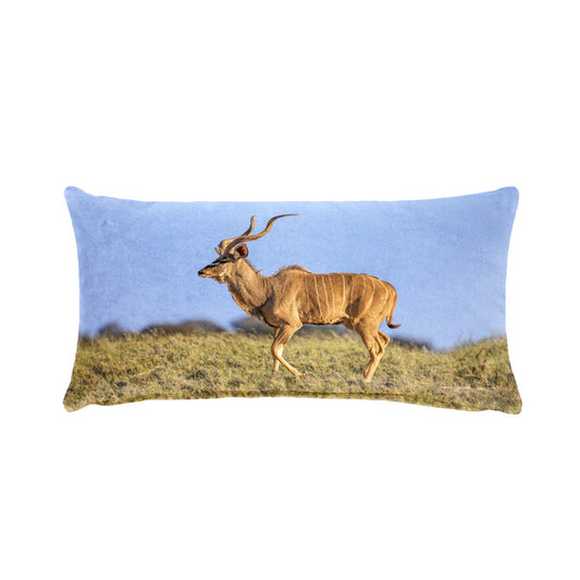 Kudu Bull Kalahari Oblong Luxury Scatter by Fanie Heymans