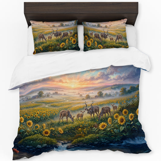 Kudu at Sundown Duvet Cover Set
