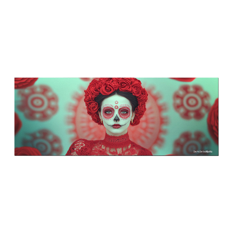 Lady in Red Large Desk Pad by Wikus Schalkwyk