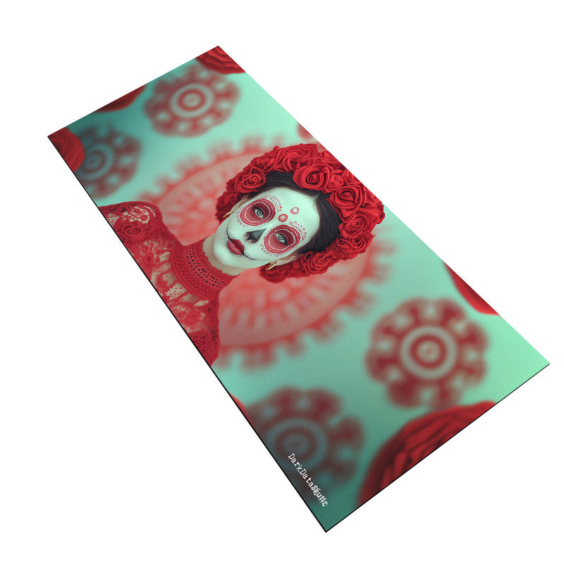 Lady in Red Large Desk Pad by Wikus Schalkwyk