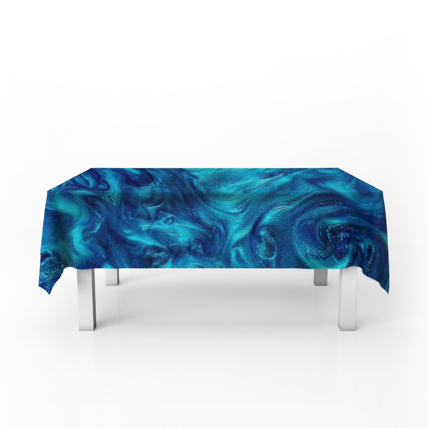 Lagoon Riddle Rectangle Tablecloth