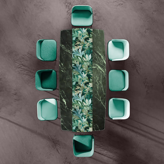 Large Leaves Table Runner